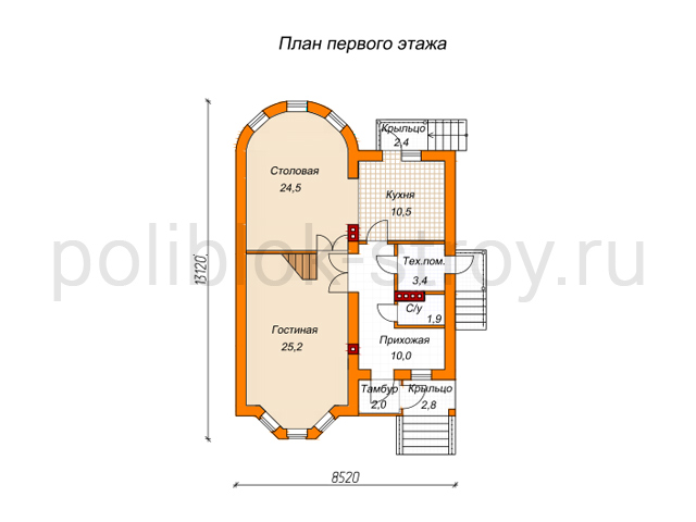 Проект дома к 158